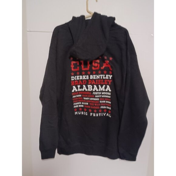 Country USA Music Festival Oshkosh Wi 2019 Large  SWEAT SHIRT HOODIE NEW - Picture 6 of 7